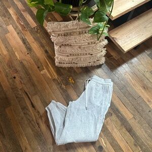 Lululemon Relaxed Fit Scuba Joggers - 8 - Heathered Core Ultra Light Grey